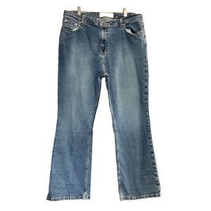 Mountain Lake Jean Co. Women's Blue  Hi-Rise Stretch Boot Cut Denim Jeans Sz 18S